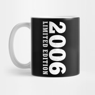 18th Birthday born 2006 Limited edition Gift Boys Mug